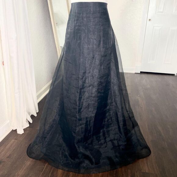 Braemar Dresses & Skirts - braemar Made in Canada Black 90s Organza Wide Mesh Princess Skirt 16 / XL
